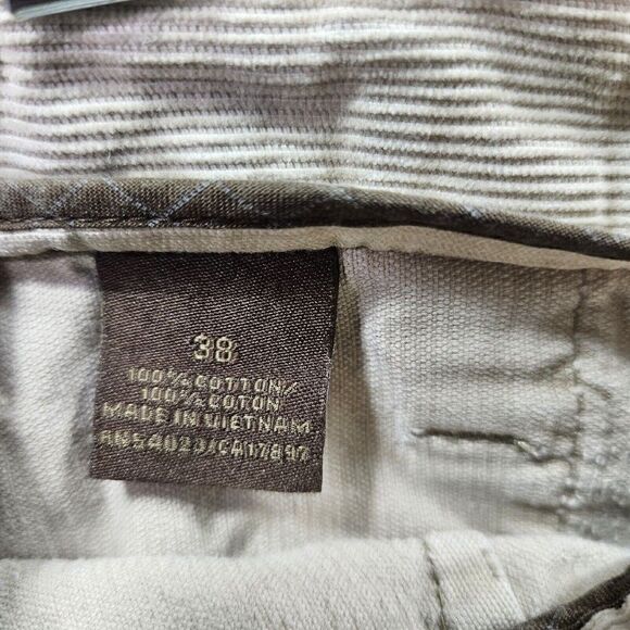 Old Navy Surplus Company Shorts Mens 38 Tan Khaki Outdoor Corduroy Flat Front - Picture 6 of 7